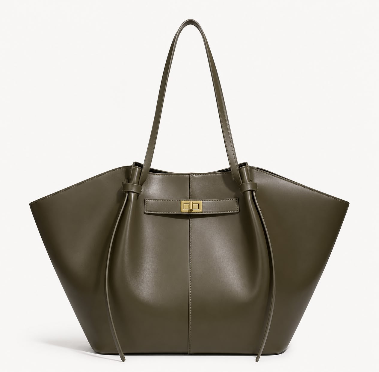 Grand Sac Cabas Femme Aélia Vert Armée