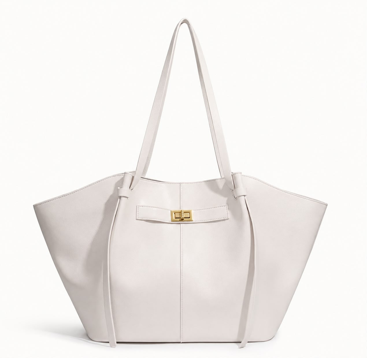 Grand Sac Cabas Femme Aélia Blanc