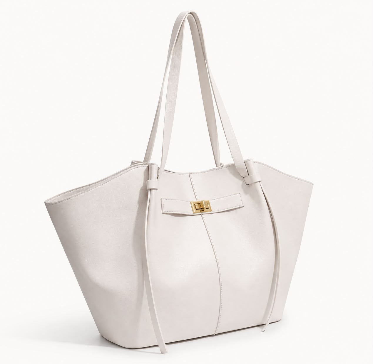 Grand Sac Cabas Femme Aélia Blanc