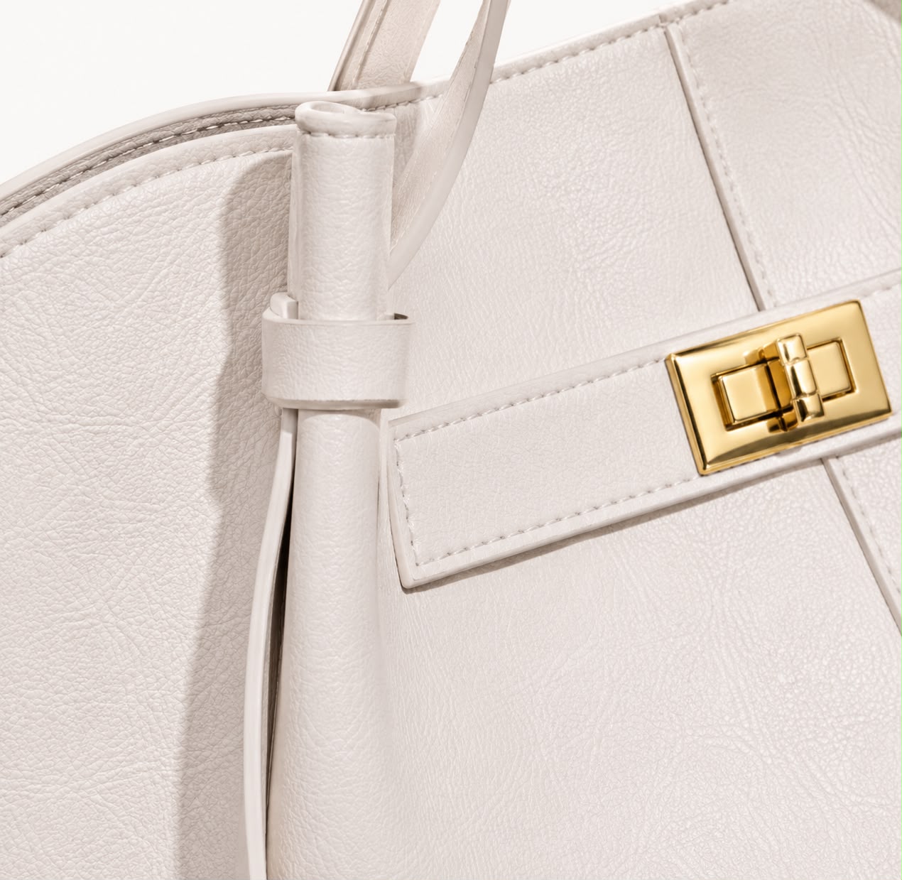 Grand Sac Cabas Femme Aélia Blanc