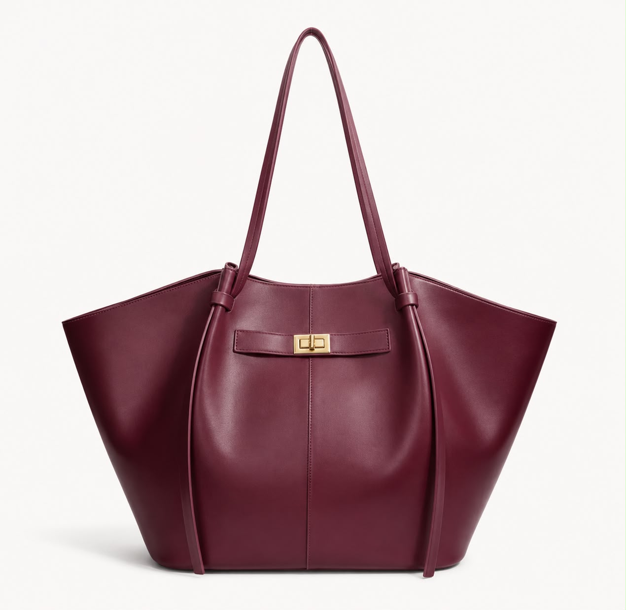 Grand Sac Cabas Femme Aélia Bourgogne