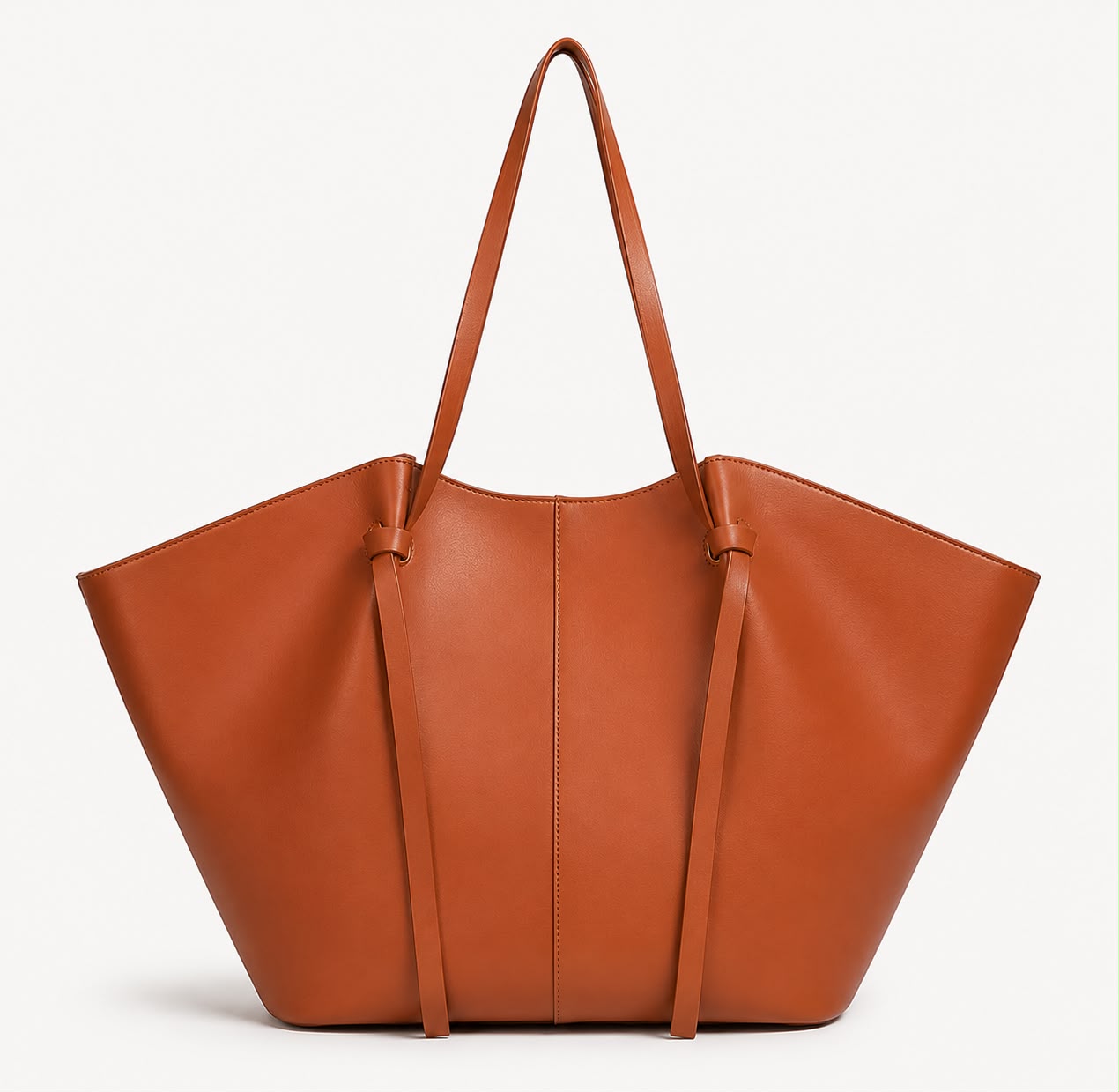 Grand Sac Cabas Femme Aélia Marron Clair