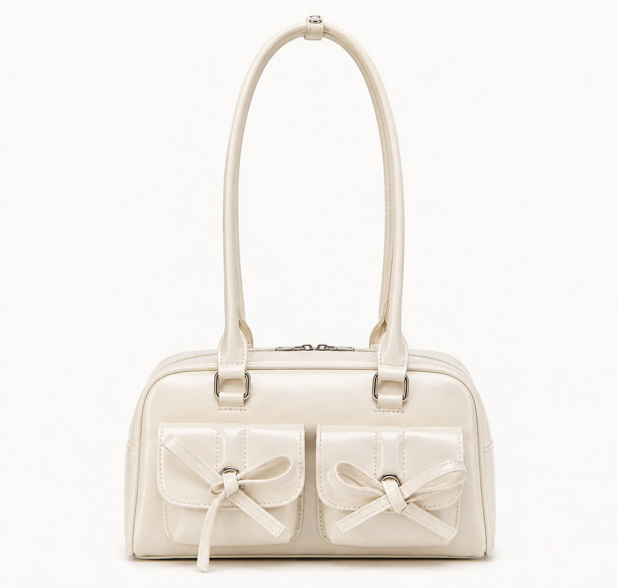 Sac Bandoulière Bowling Blanc