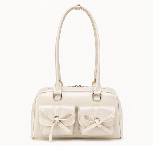 Sac Bandoulière Bowling Blanc