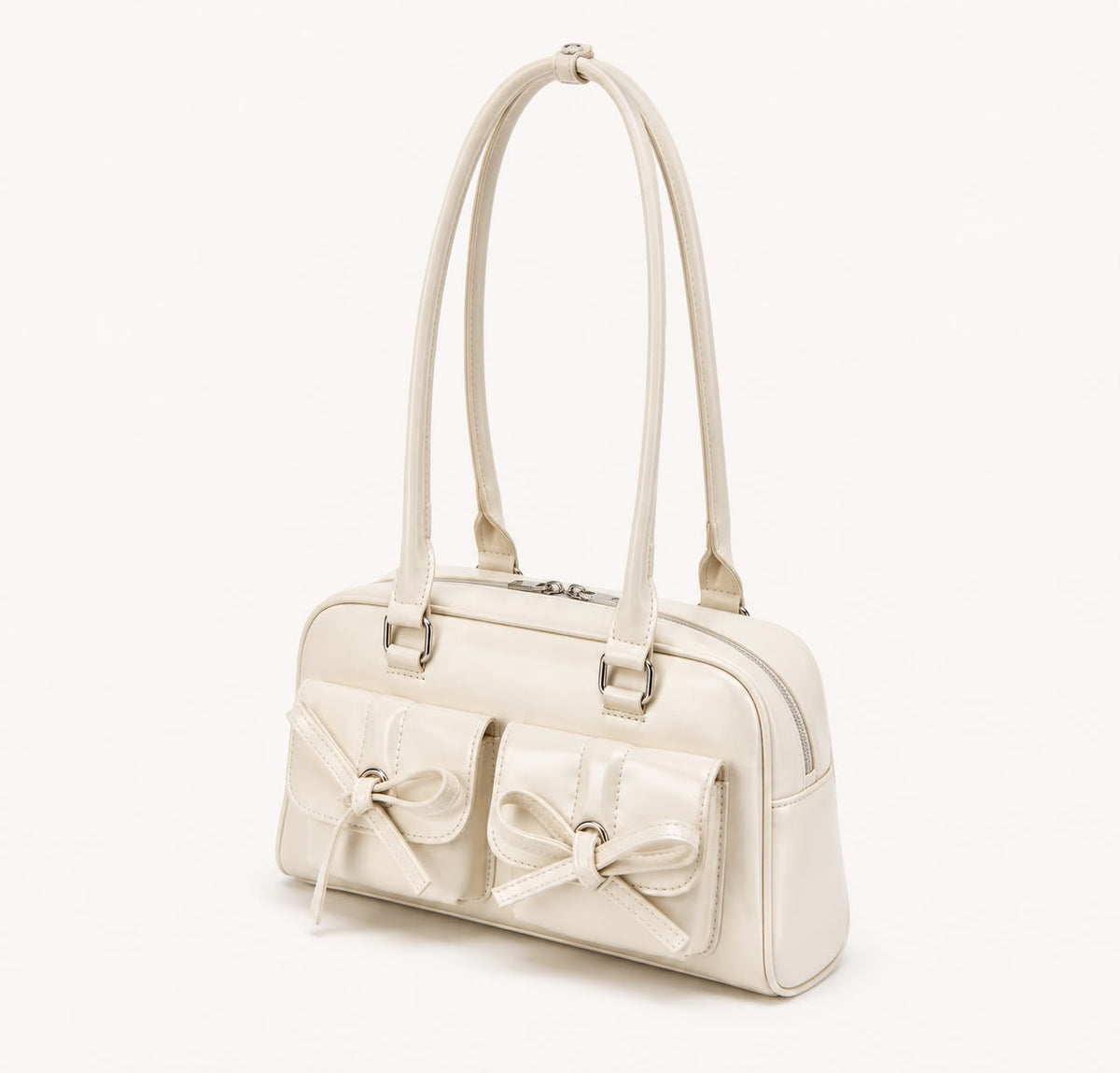 Sac Bandoulière Bowling Blanc