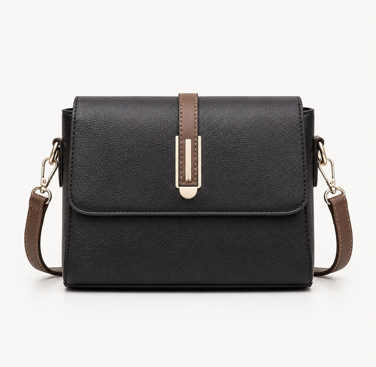 Sac Bandoulière Femme Noir en Cuir PU à Rabat