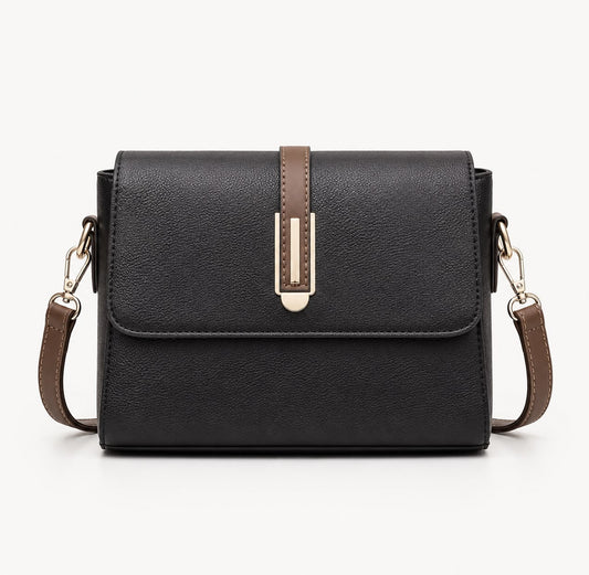 Sac Bandoulière Femme Noir en Cuir PU à Rabat