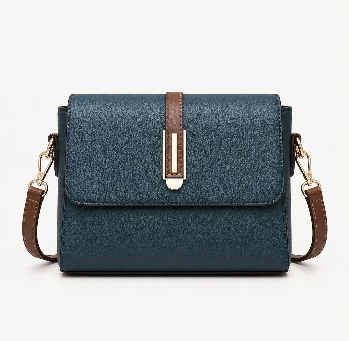 Sac Bandoulière Femme Bleu en Cuir PU à Rabat