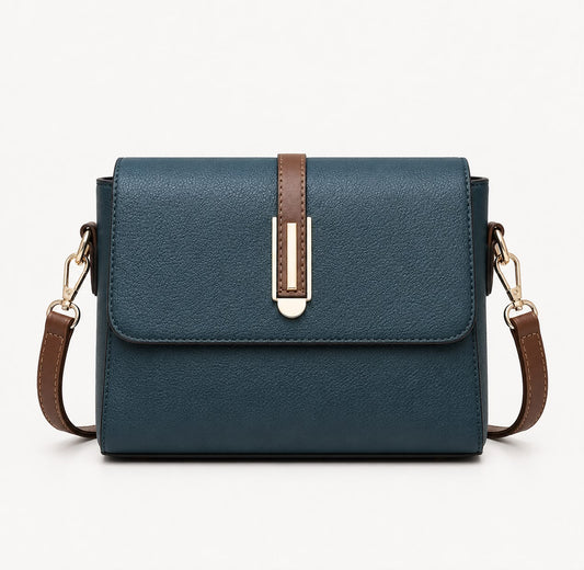 Sac Bandoulière Femme Bleu en Cuir PU à Rabat