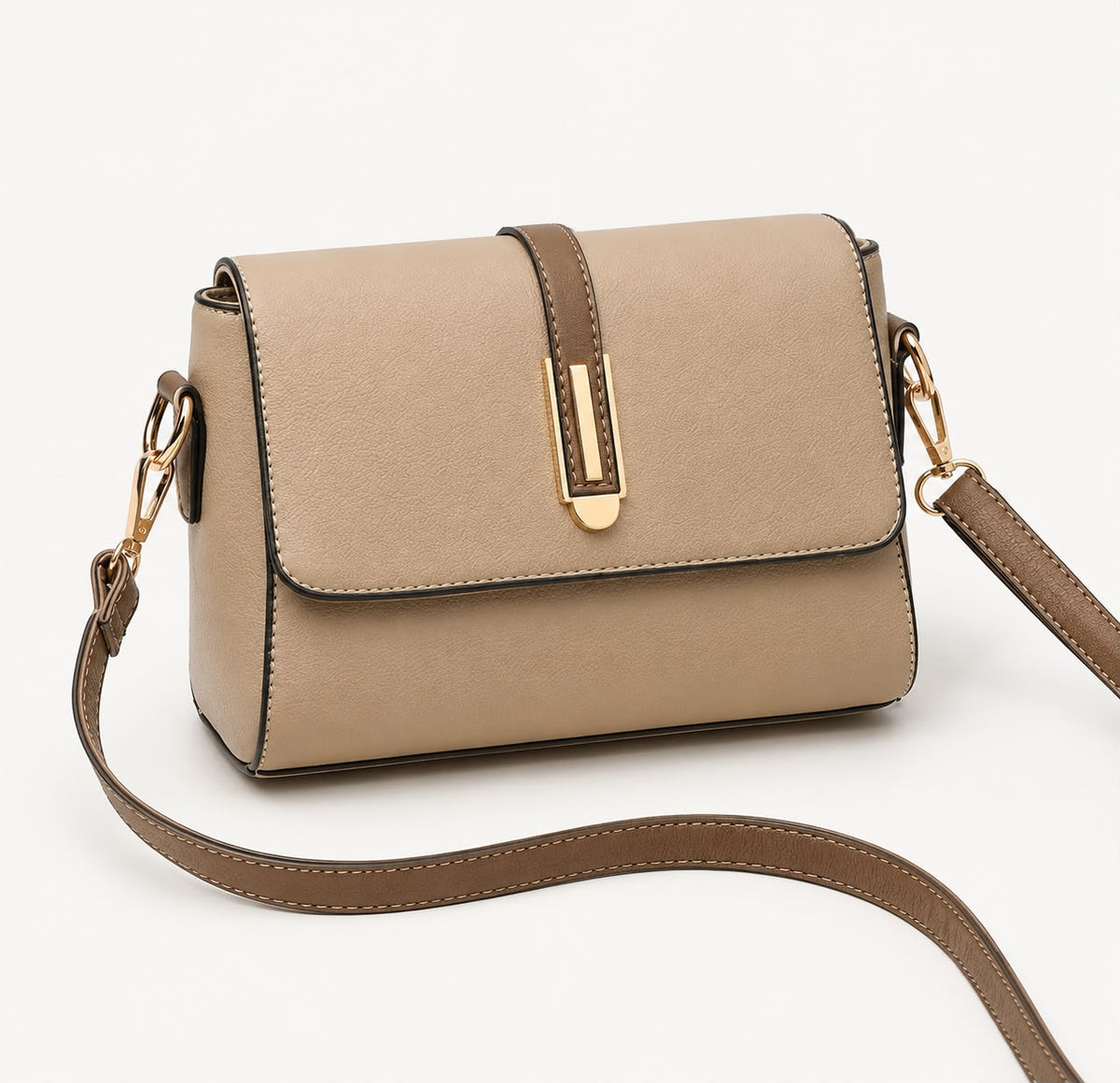 Sac Bandoulière Femme Kaki en Cuir PU à Rabat