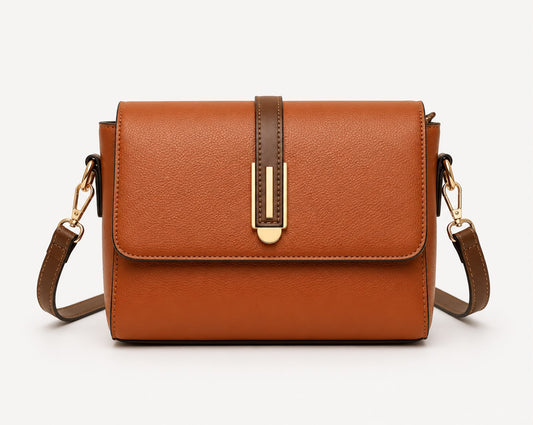 Sac Bandoulière Femme Marron en Cuir PU à Rabat