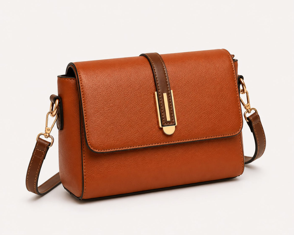 Sac Bandoulière Femme Marron en Cuir PU à Rabat