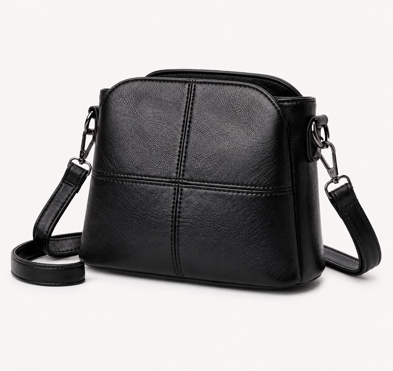 Sac Bandoulière Femme Noir à Motif Animal
