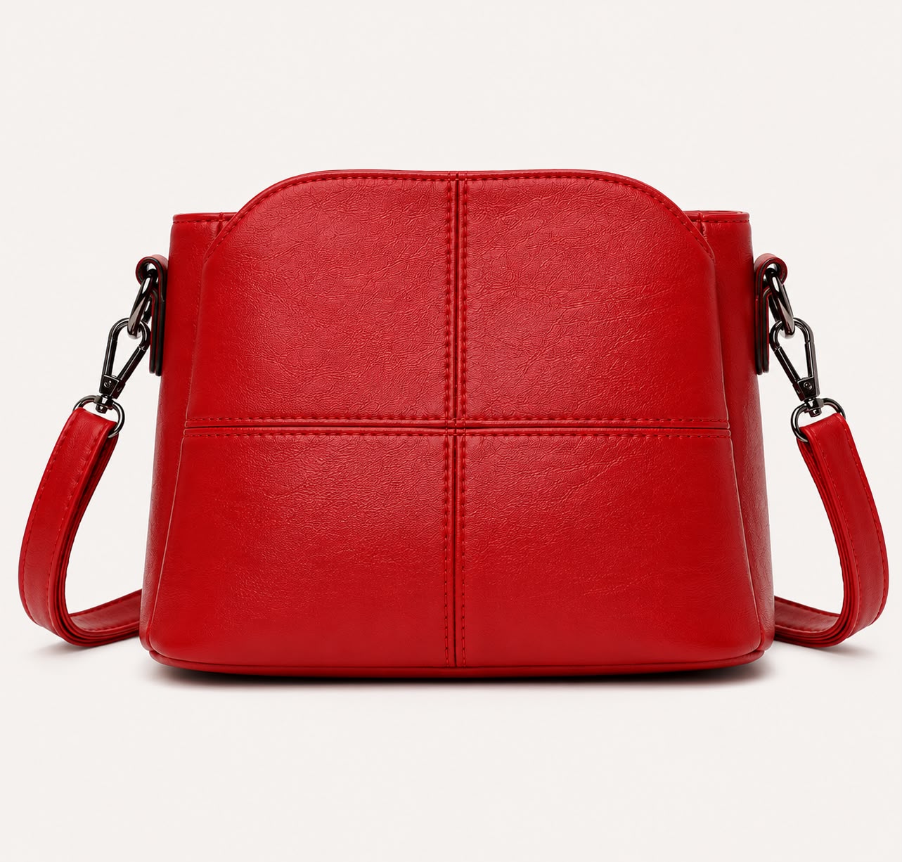 Sac Bandoulière Femme Rouge à Motif Animal