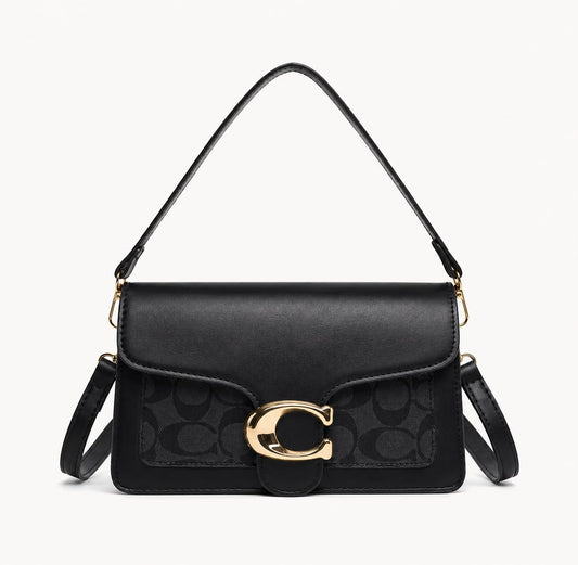 Sac Bandoulière Femme Élise – Noir Intense