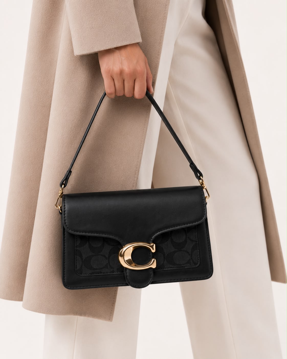 Sac Bandoulière Femme Élise – Noir Intense
